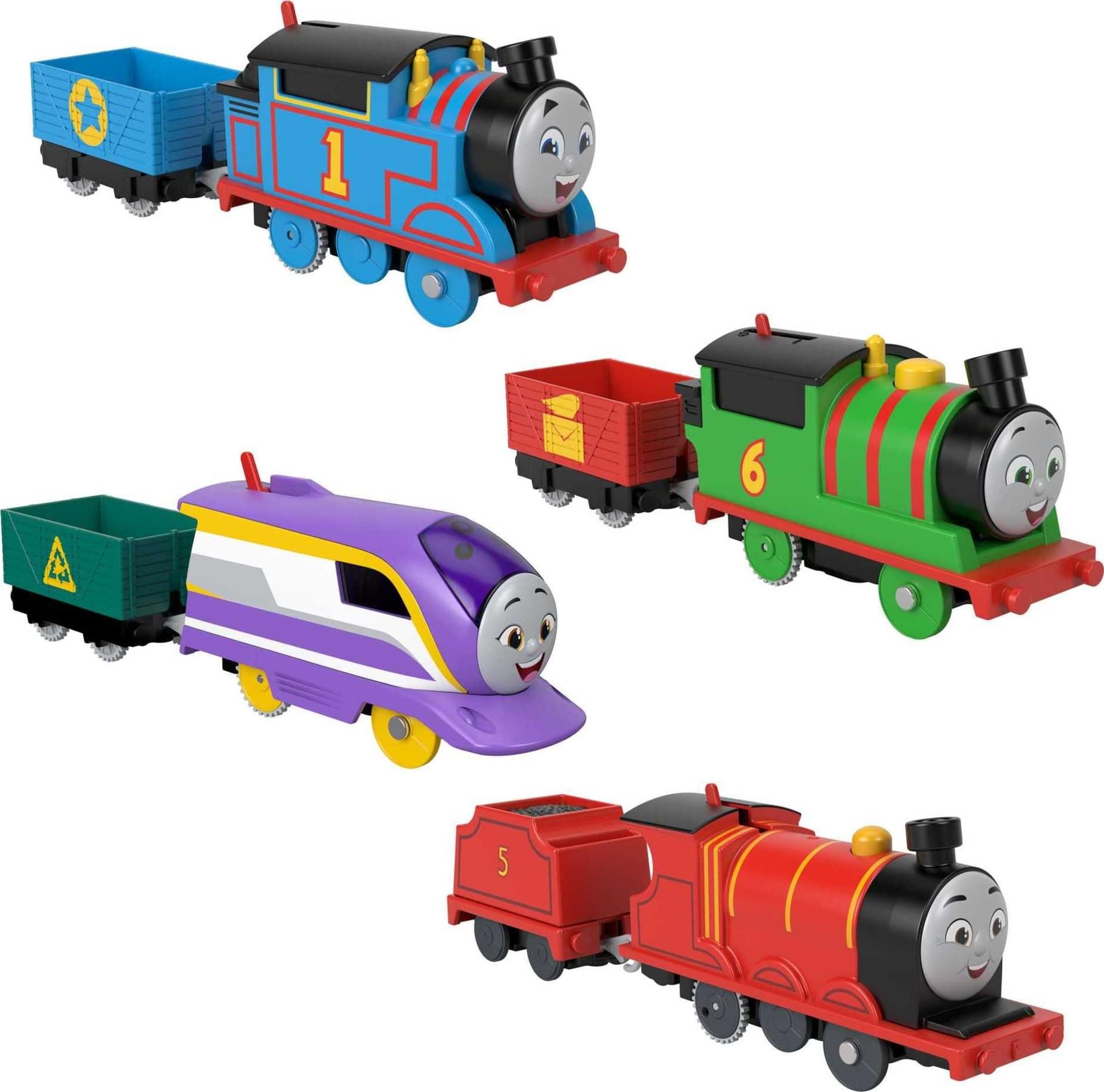 Локомотиви Thomas & Friends Томас, Пърси, Кана и Джеймс