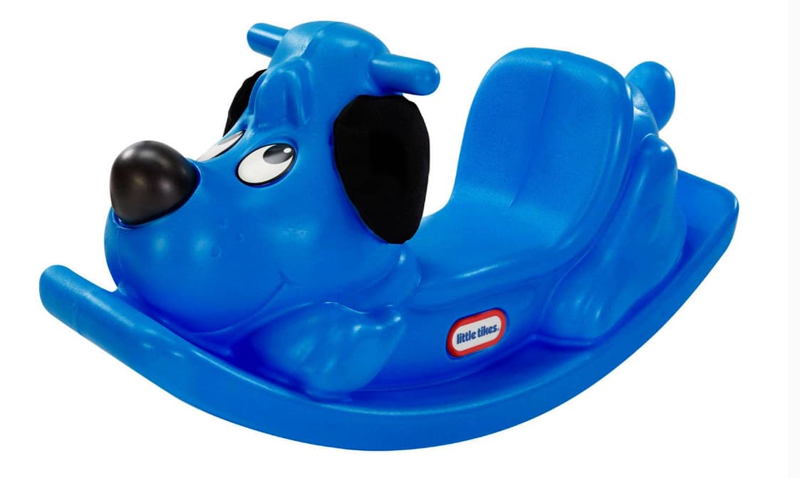 Люлеещо се куче Little Tikes, синьо