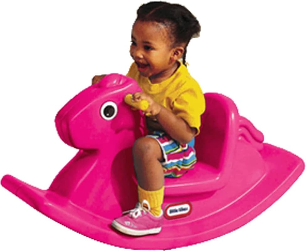 Люлеещ се кон Little Tikes, розов