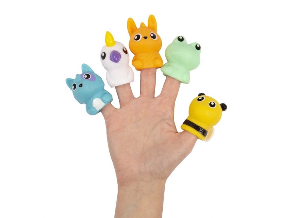 Текстилна книжка Playgro, щастливи у дома с животни за куклен театър, 12-36м