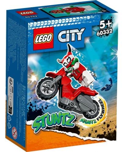 LEGO® City 60332 - Каскадьорски мотоциклет „Смелия скорпион“