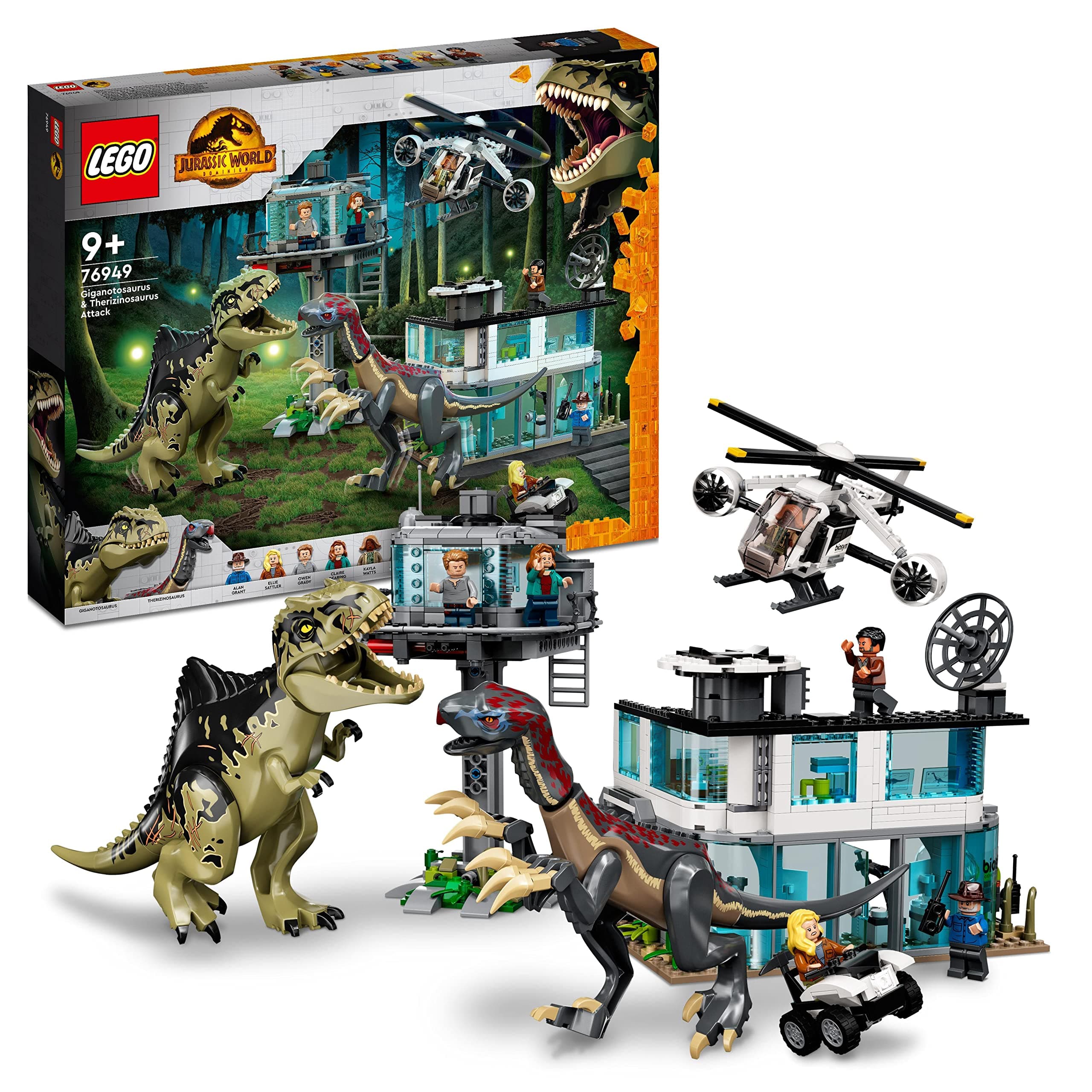 LEGO® Jurassic World 76949 - Нападение на гигантозавър и теризинозавър