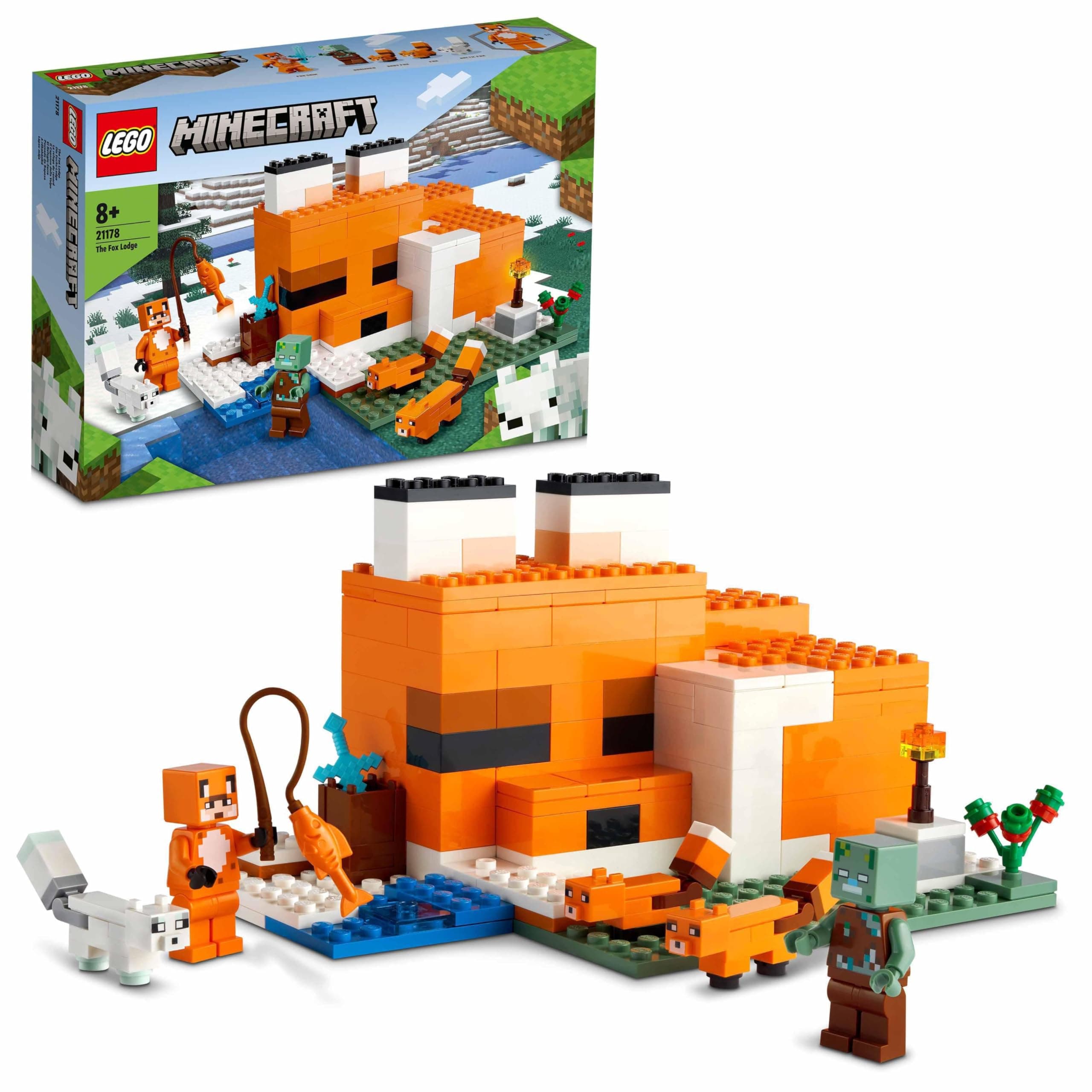 LEGO® Minecraft™ 21178 - Хижата на лисиците