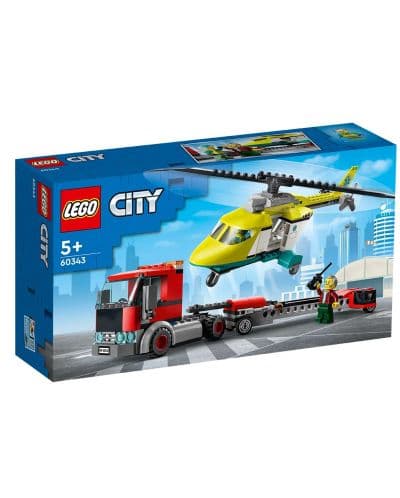 LEGO® City Great Vehicles 60343 - Превоз на спасителен хеликоптер