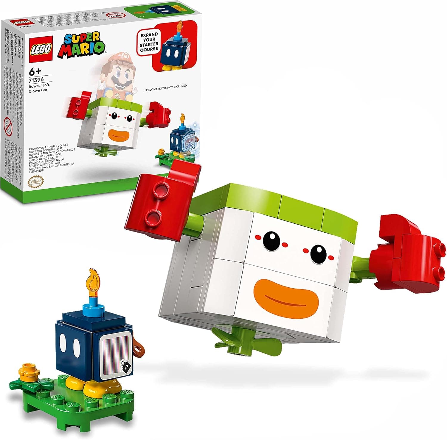 LEGO® Super Mario 71396 - Комплект с допълнения Bowser Jr.'s Clown Car