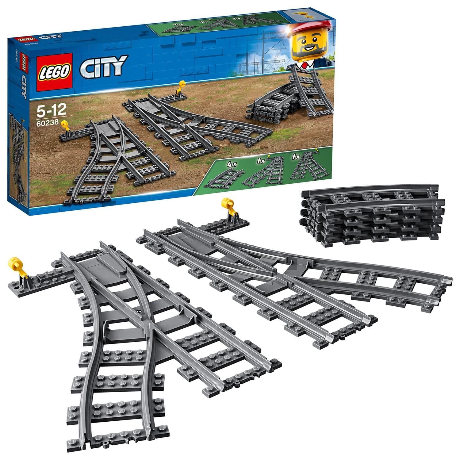 LEGO® City 60238 - Релси и стрелки