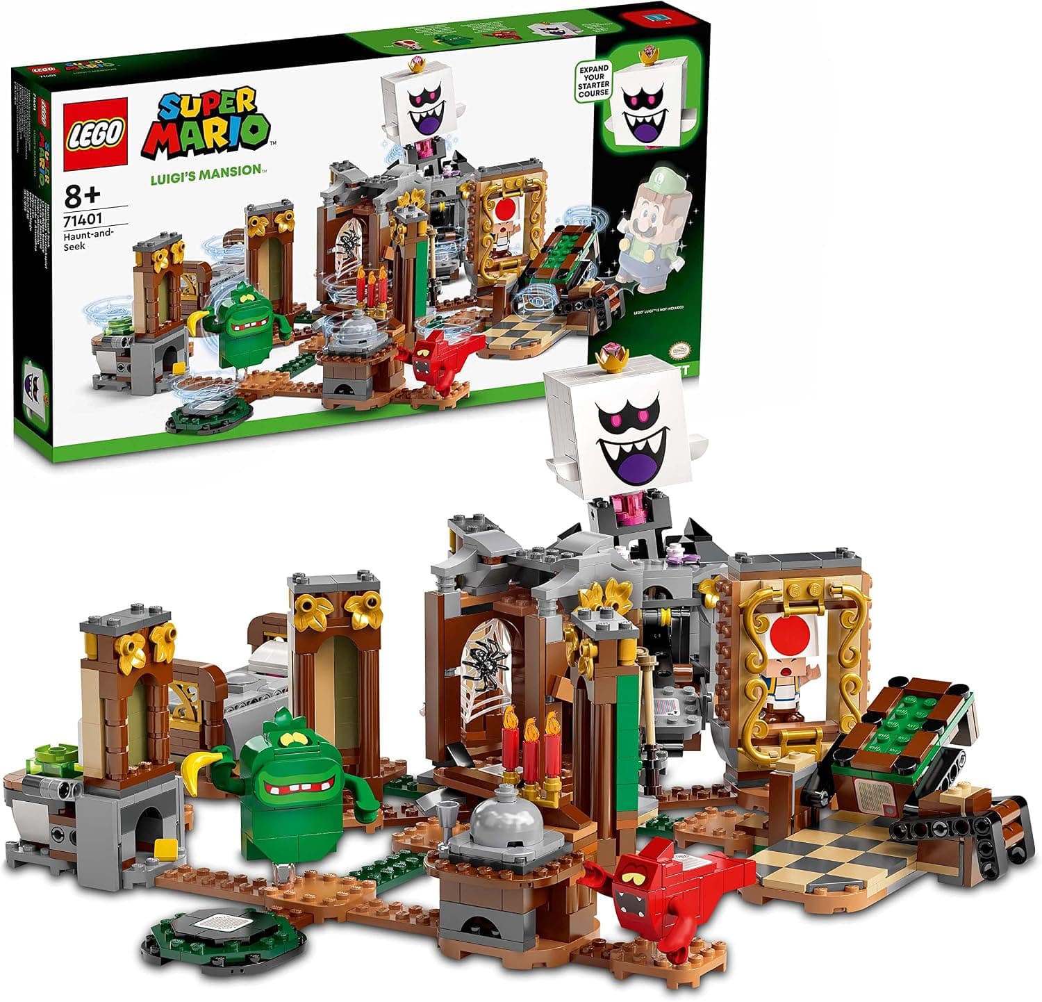 LEGO® Super Mario 71401 - Комплект с допълнение Luigi’s Mansion™ Haun