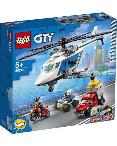 LEGO® City Police 60243 - Полицейско преследване с хеликоптер