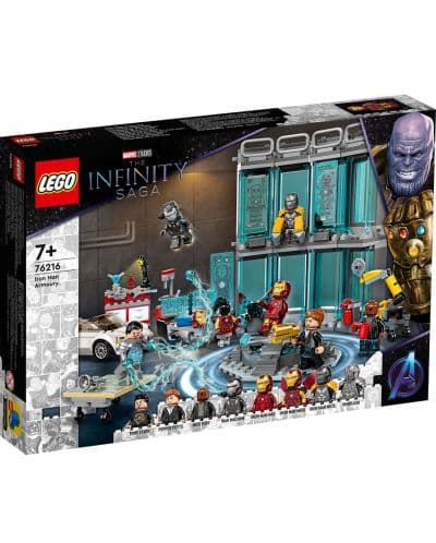 LEGO® Marvel Super Heroes 76216 - Оръжейната на Железния човек