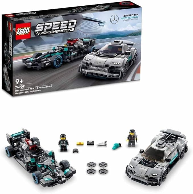 LEGO® Speed Champions 76909 - Mercedes-AMG F1 W12 E Performance и Project One