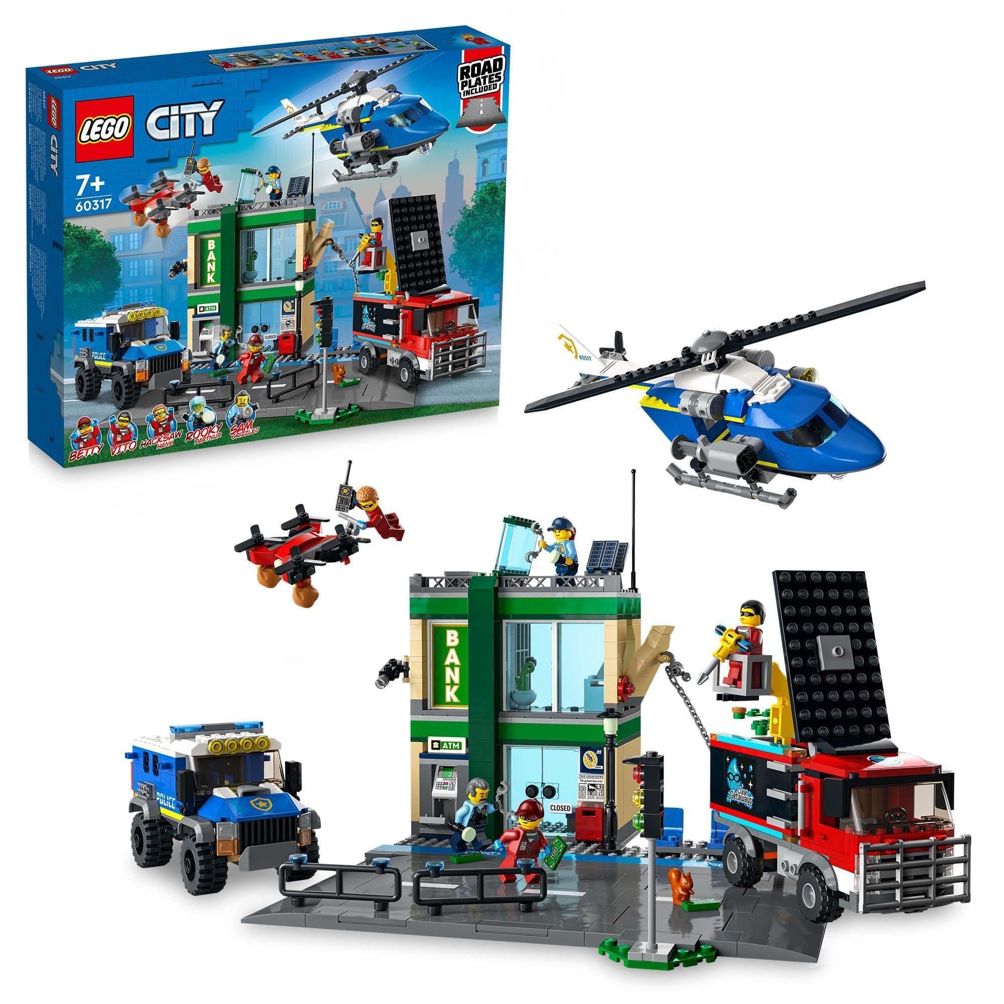 LEGO® City Police 60317 - Полицейско преследване в банката