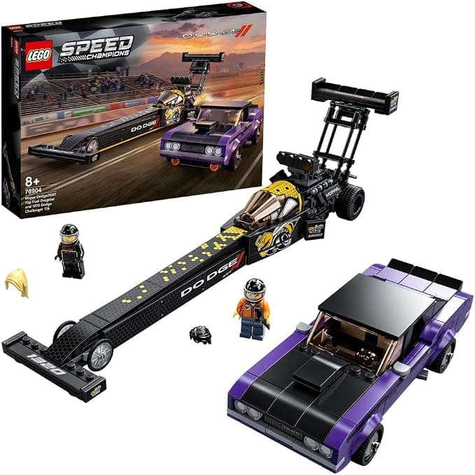 LEGO® Speed Champions 76904 - Mopar Dodge//SRT Top Fuel Dragster и 1970 Dodge Challenger T/A
