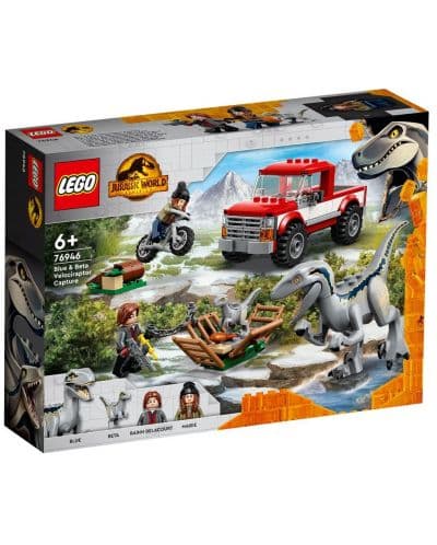 LEGO® Jurassic World 76946 - Хващането на велосирапторите Blue и Beta