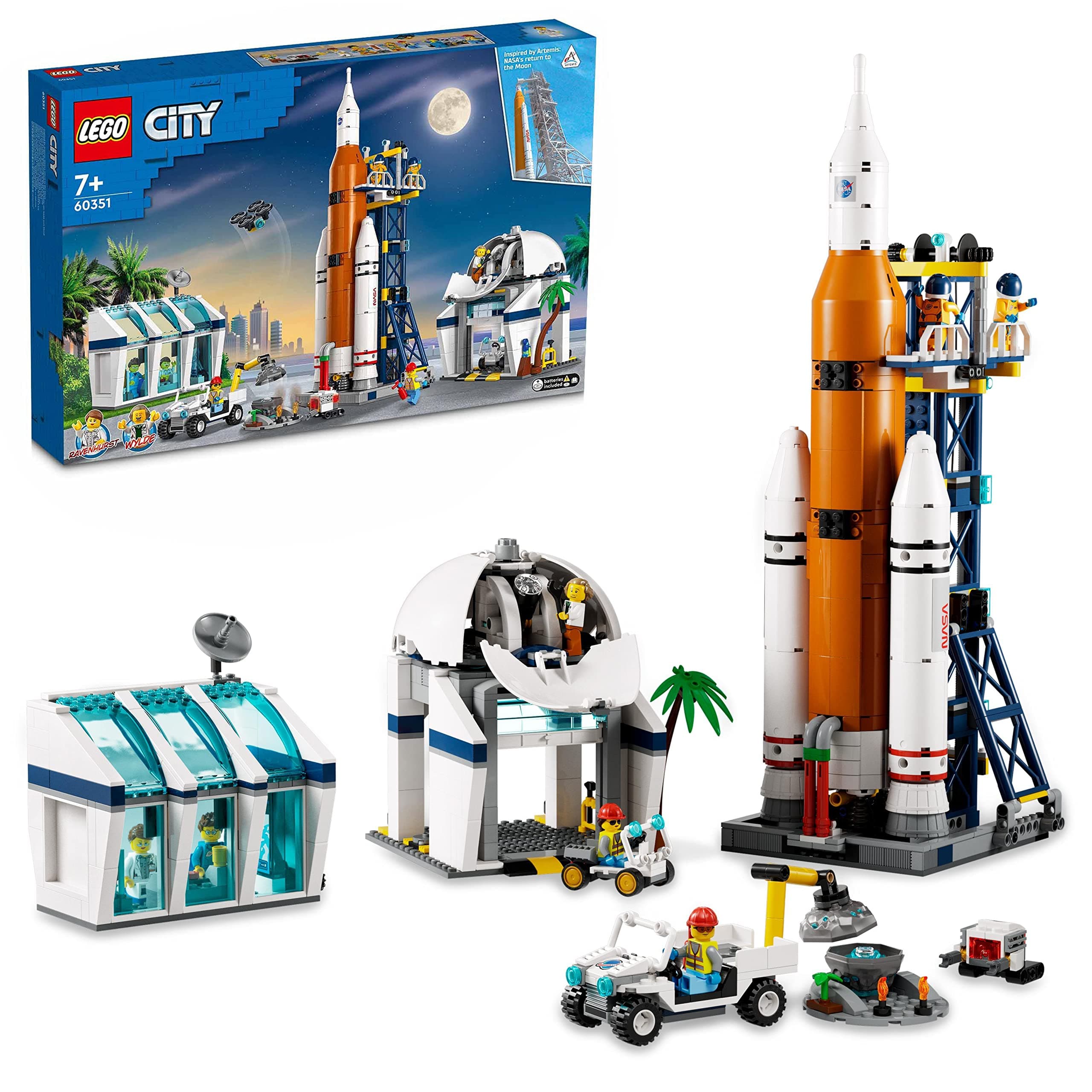 LEGO® City Space Port 60351 - Център за изстрелване на ракети