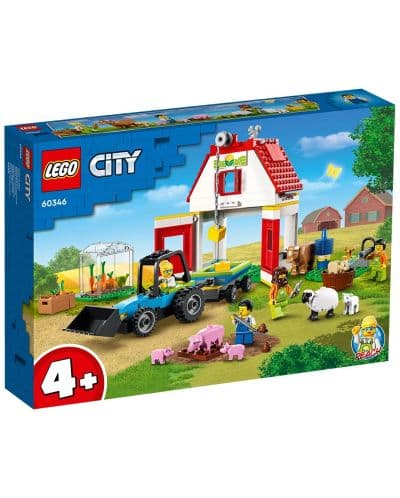 LEGO® City 60346 - Хамбар и животни във фермата