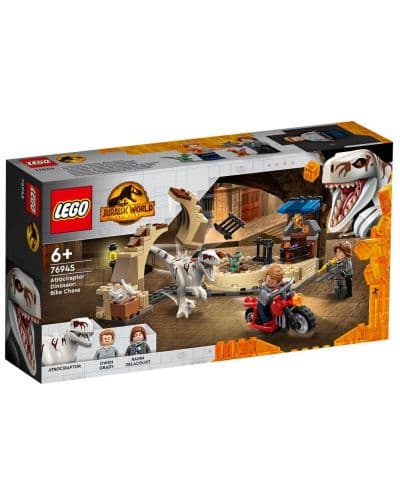 LEGO® Jurassic World 76945 - Атросираптор: преследване с мотоциклет