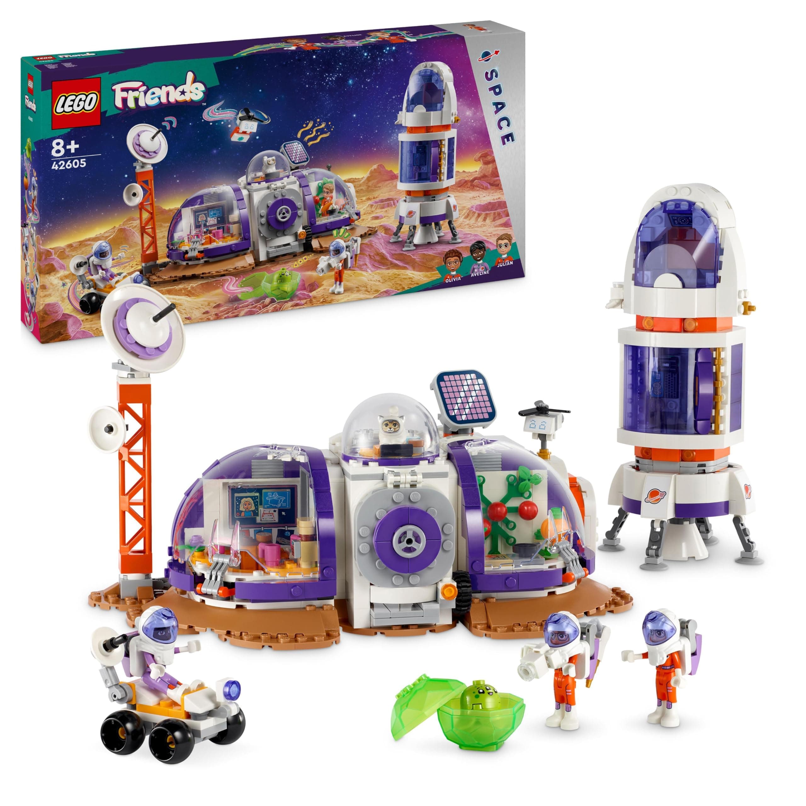 LEGO® Friends Space 42605 - Космическа база и ракета на Марс