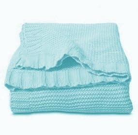 Плетено бебешко одеяло Baby Matex Tully, мента