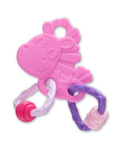 Гризалка кончето Хоп Троп Playgro, розов цвят