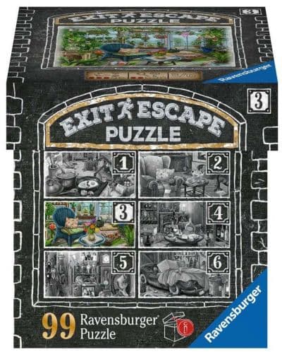 Пъзел Ravensburger 99 ел. - Exit&Escape: Зимна градина