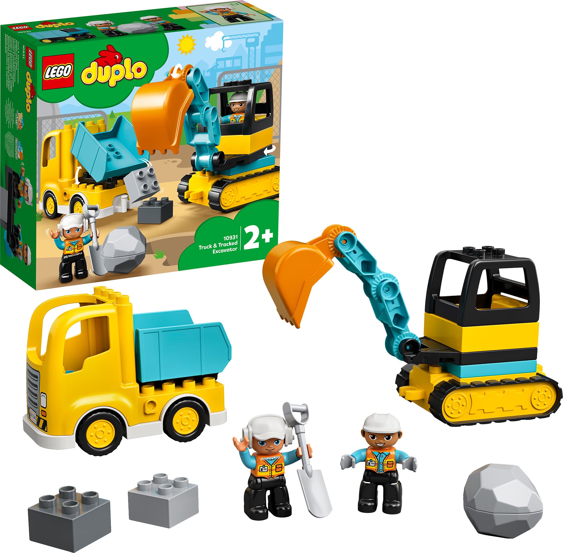 LEGO® DUPLO® Town 10931 - Камион и екскаватор с вериги