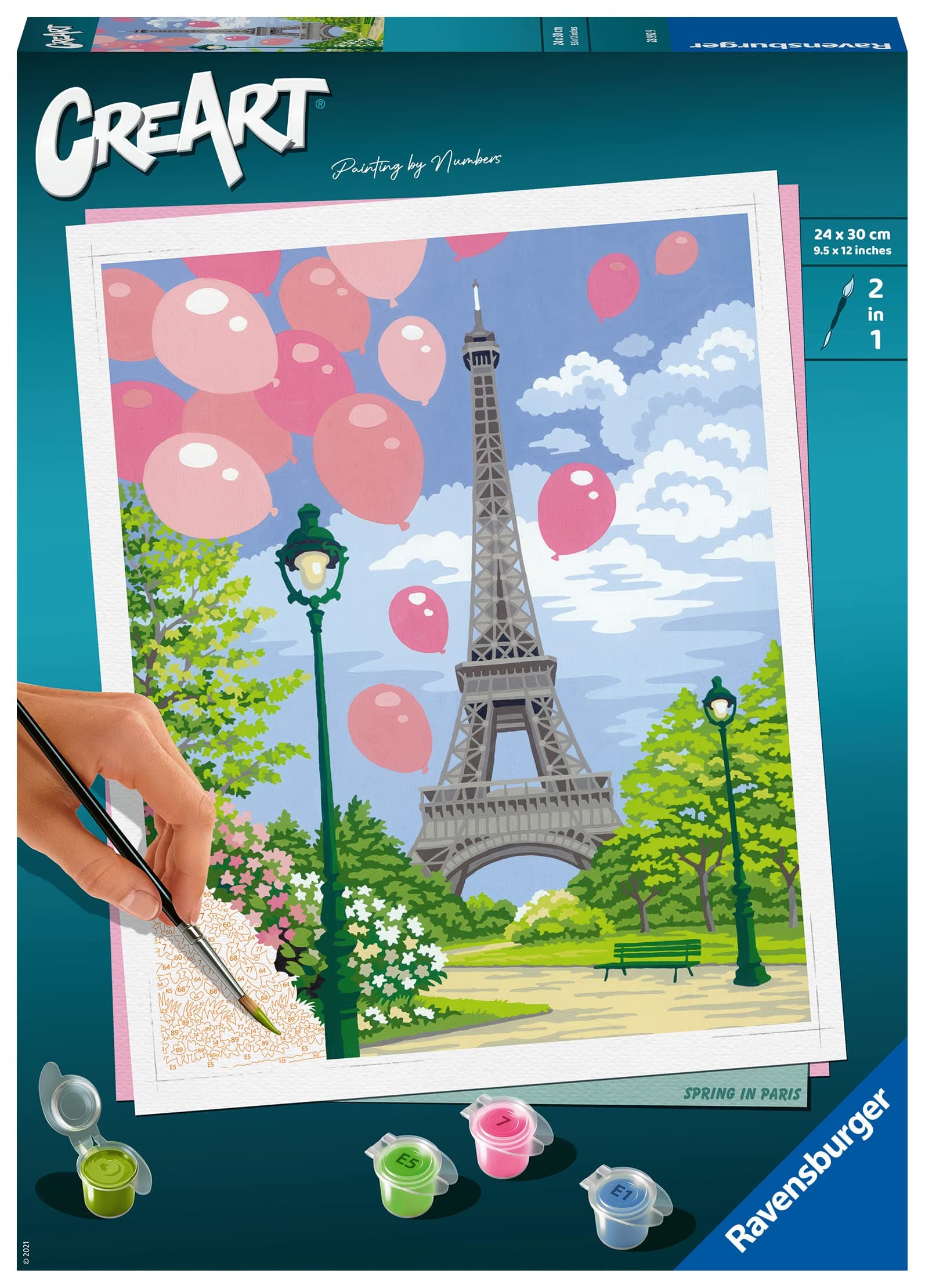 Рисувателна галерия CreArt Ravensburger - Пролет в Париж