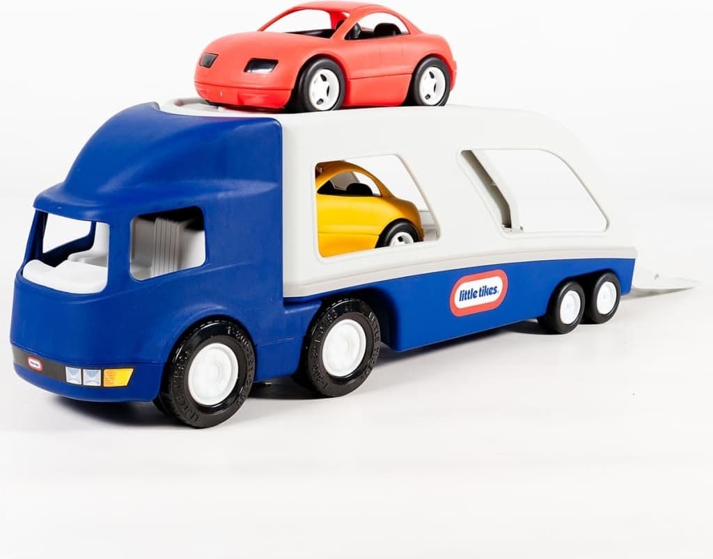Автовоз с две коли Little Tikes, син