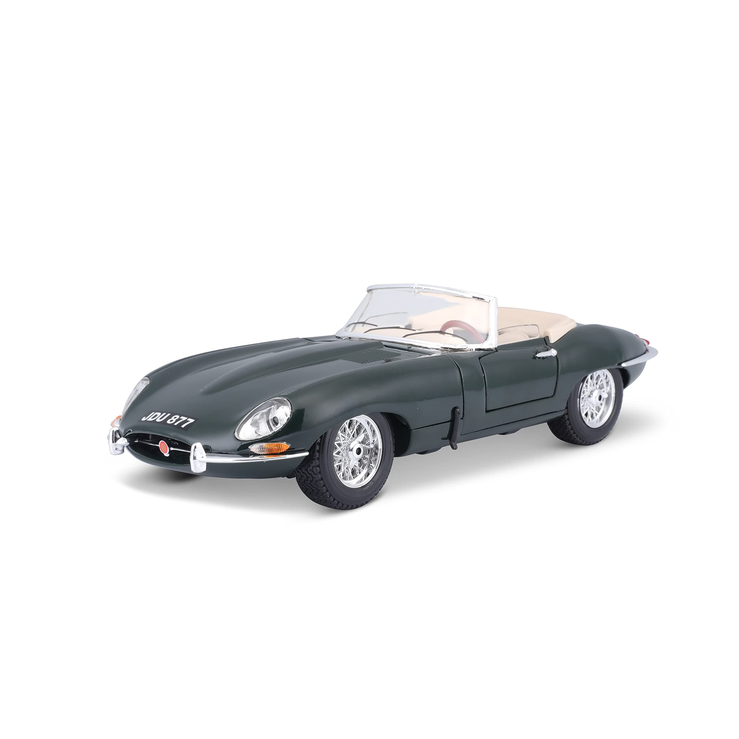 Bburago Gold - модел на кола 1:18 - Jaguar'E'Cabrio 1961