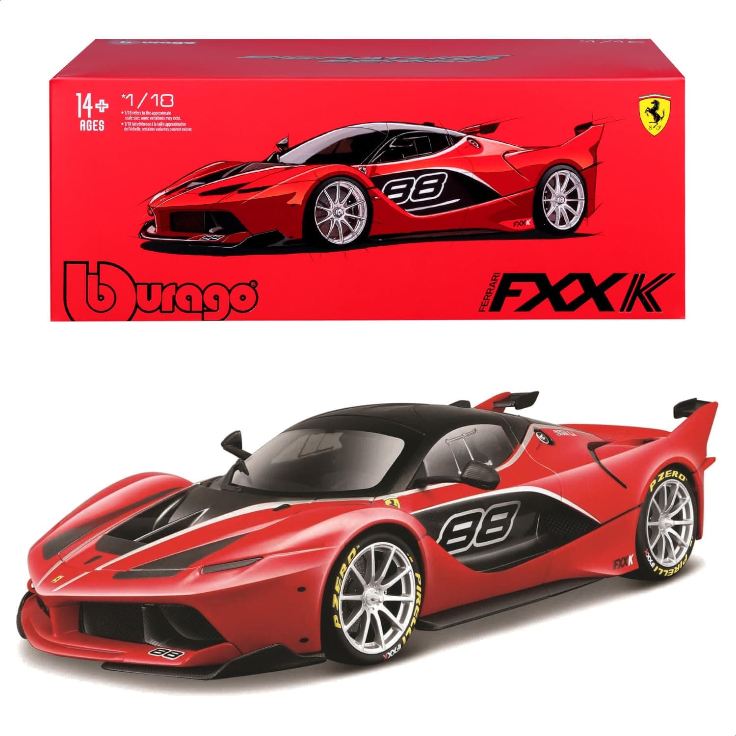 Bburago Ferrari - модел на кола 1:18 - Ферари FXX K