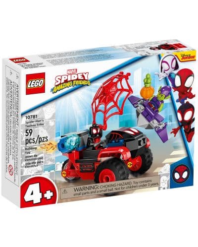 LEGO® Spidey 10781 - Майлс Моралес: Техно триколката на Спайдърмен