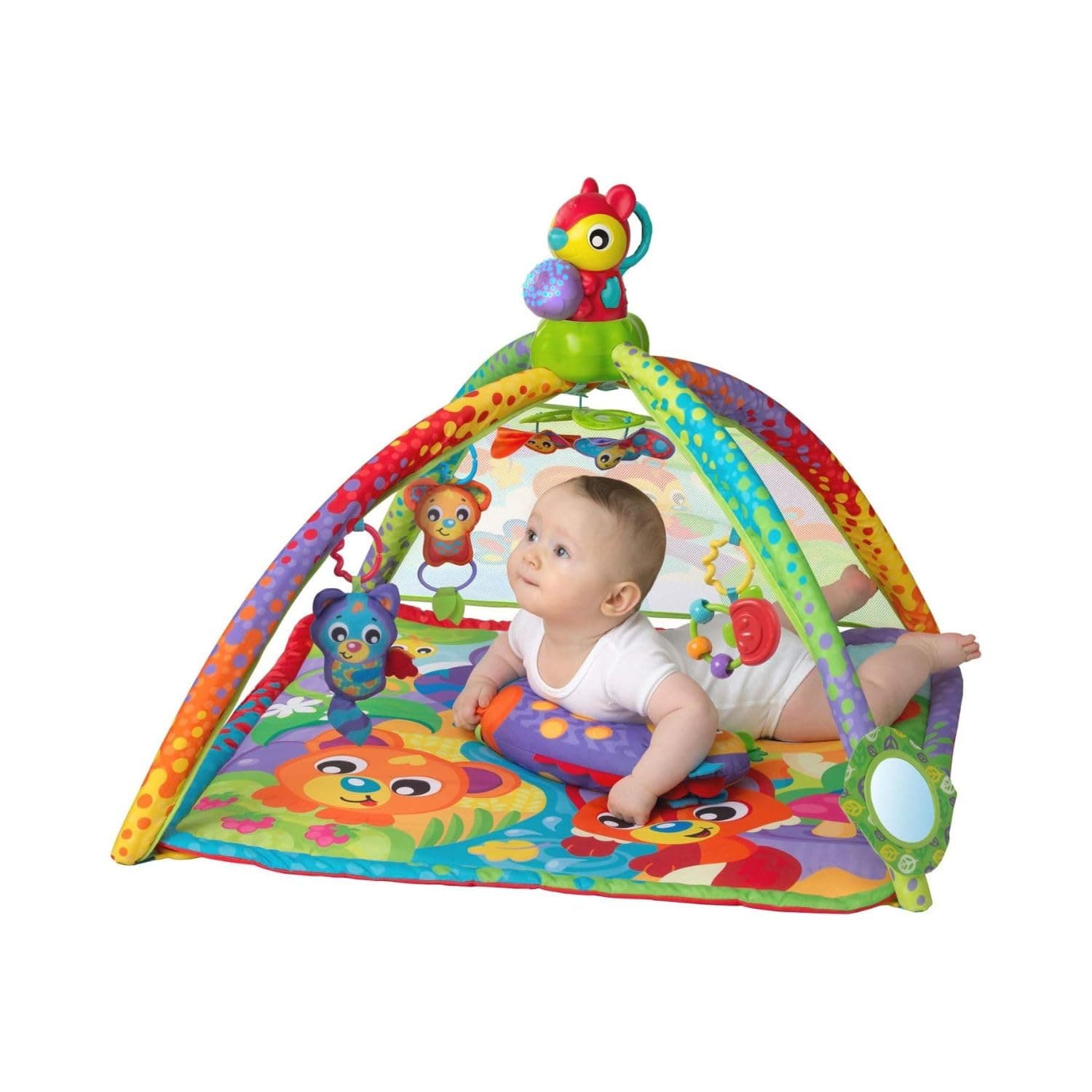 Активна гимнастика със светлини, звуци и протектор Playgro