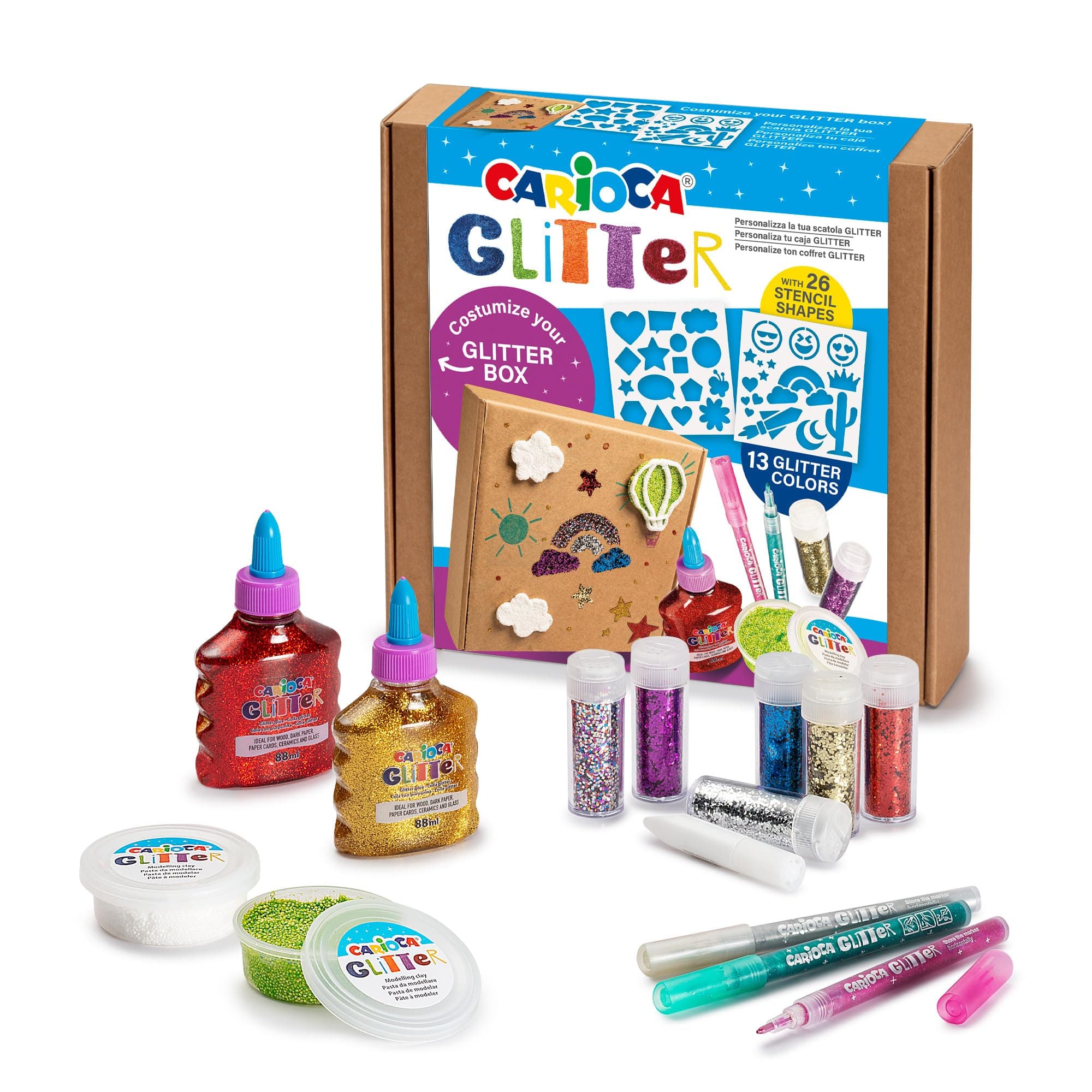 Подаръчен комплект Carioca Glitter
