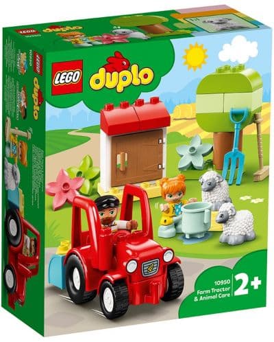 LEGO® DUPLO® Town 10950 - Фермерски трактор и грижи за животните