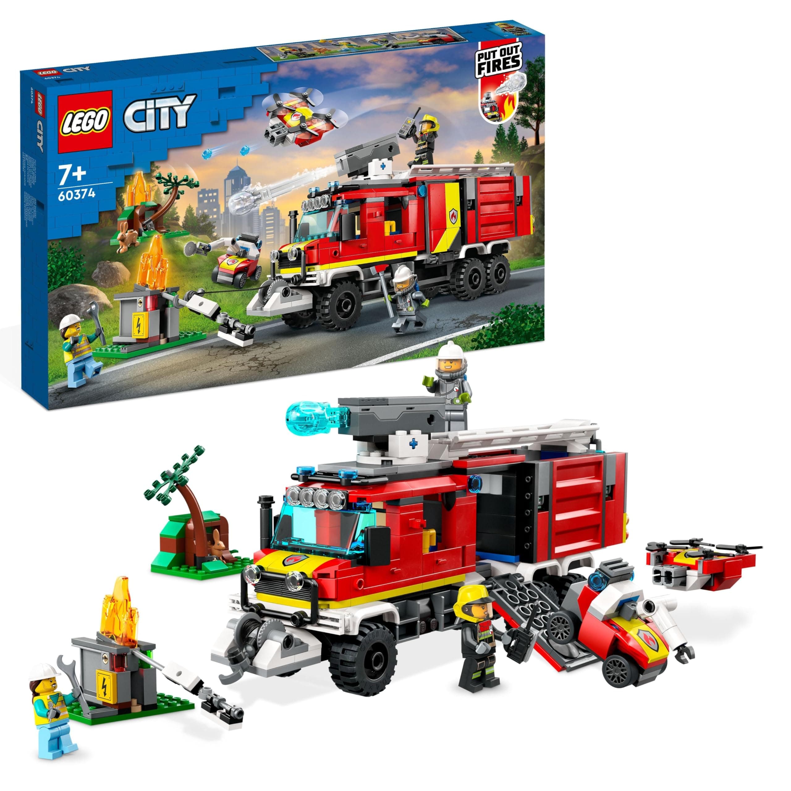 LEGO® City Fire 60374 - Камион на пожарната команда