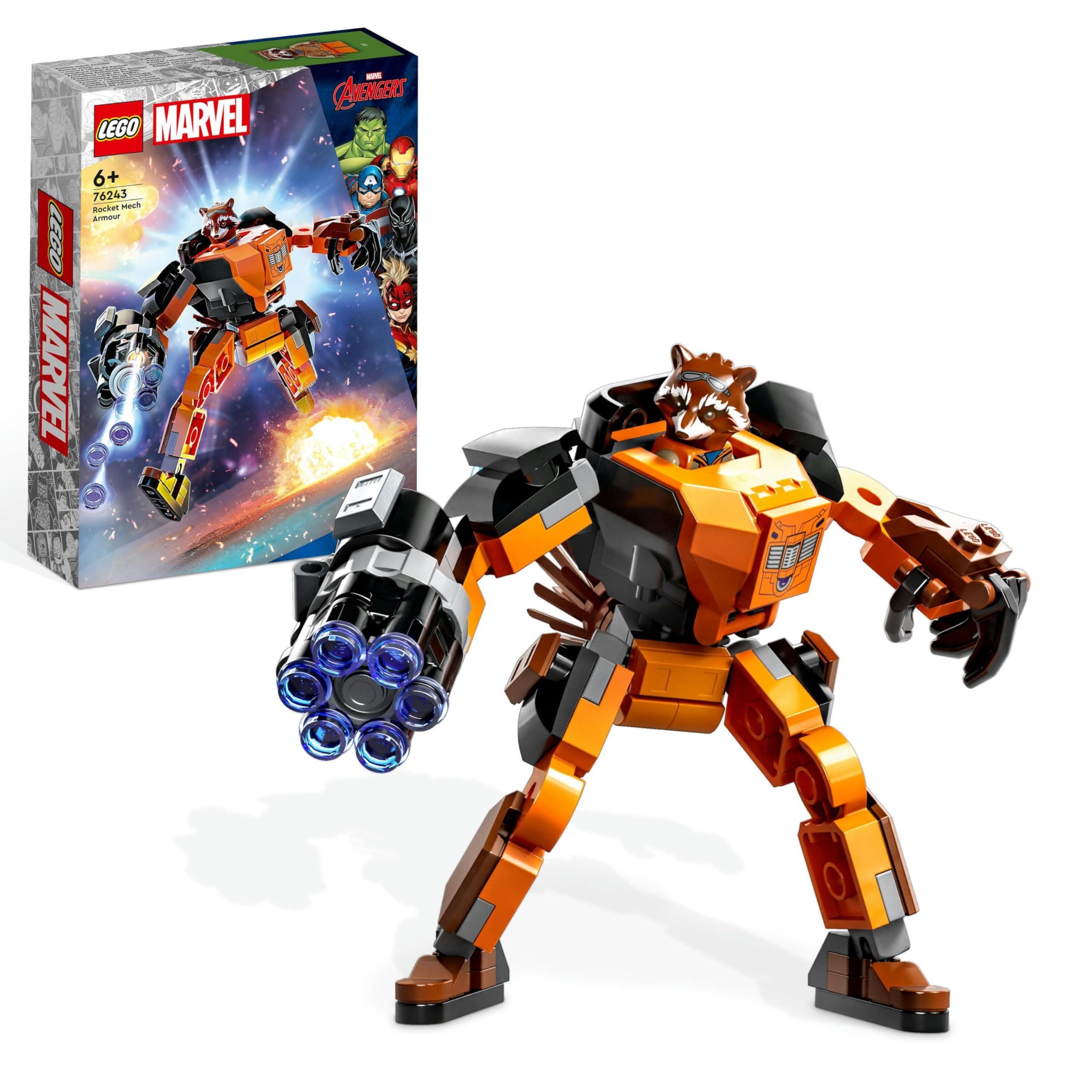 LEGO® Marvel Super Heroes 76243 - Роботска броня на Ракета