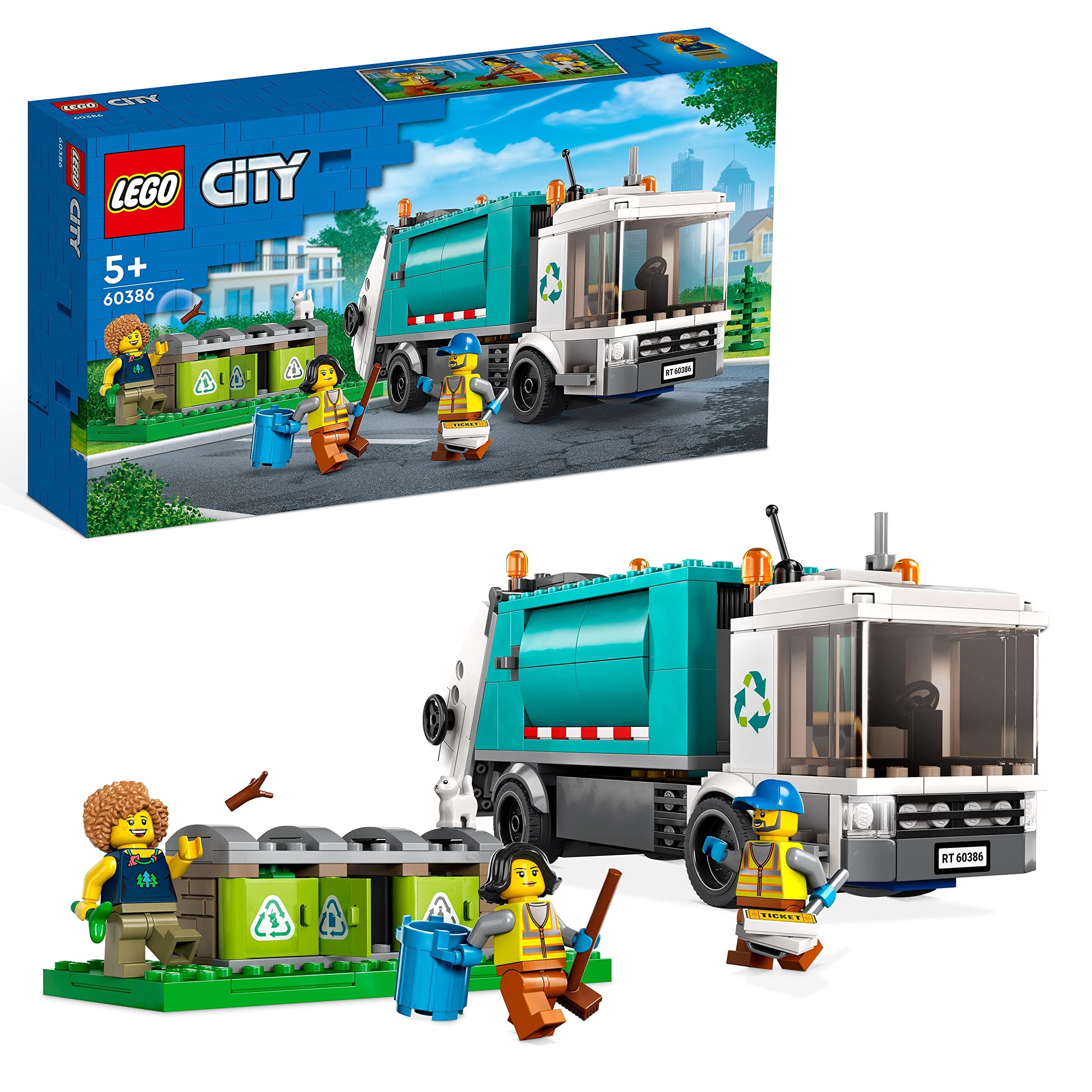LEGO® City Great Vehicles 60386 - Камион за рециклиране