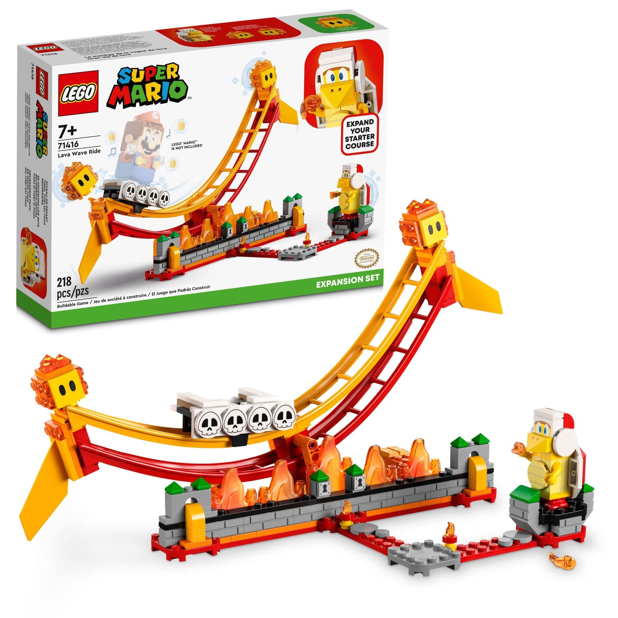 LEGO® Super Mario 71416 - Комплект с допълнения Lava Wave Ride