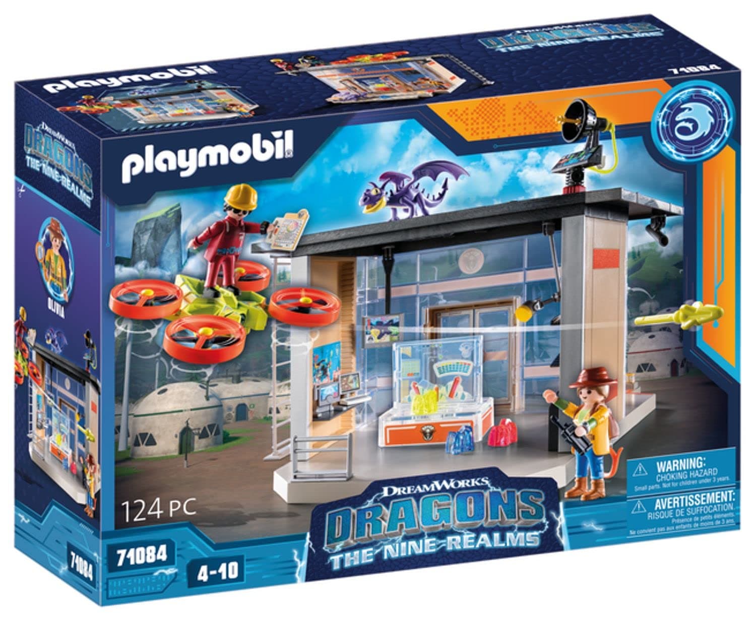 Playmobil - Как да си дресираш Дракон: Деветте сфери - Лаборатория на Икарис