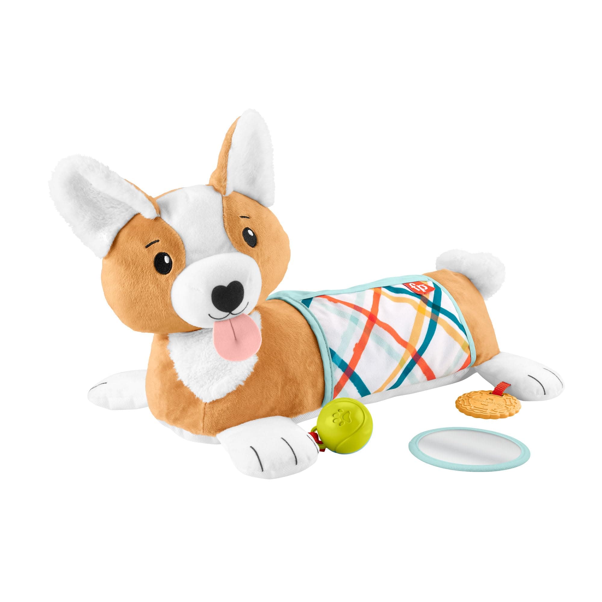 Възглавничка за коремче Fisher Price, кученце 3в1