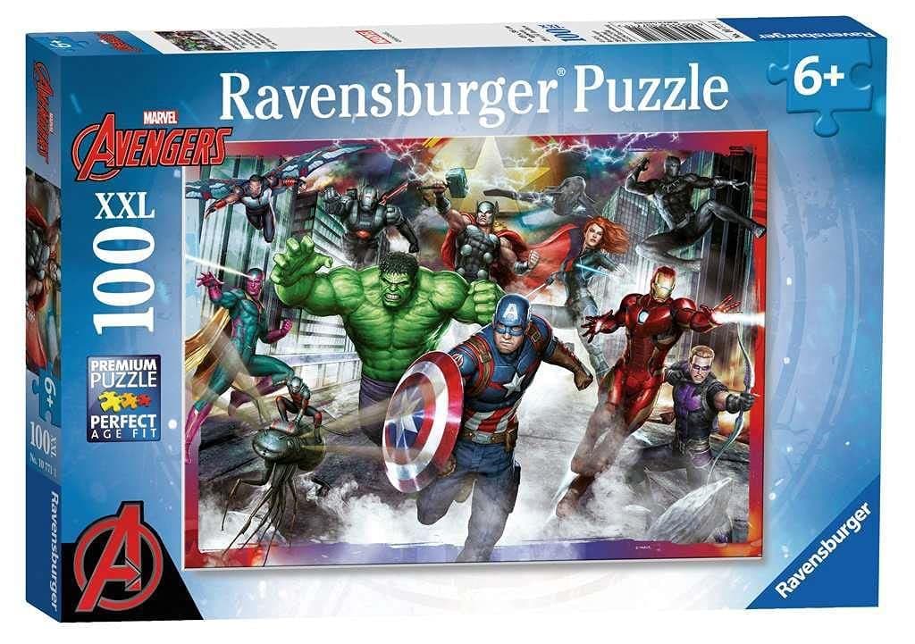 Пъзел Ravensburger 100 ел. XXL - Отмъстителите