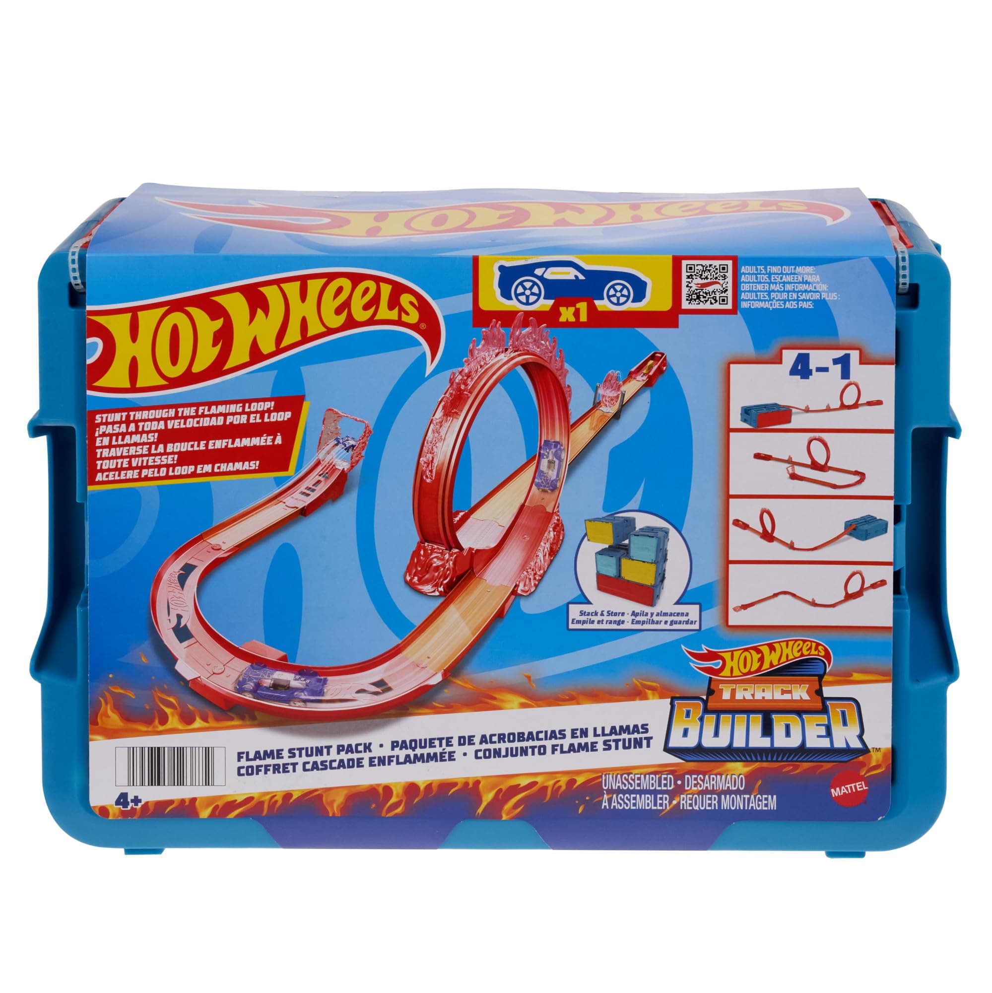 Hot Wheels Track Builder - Елементи за огнена писта