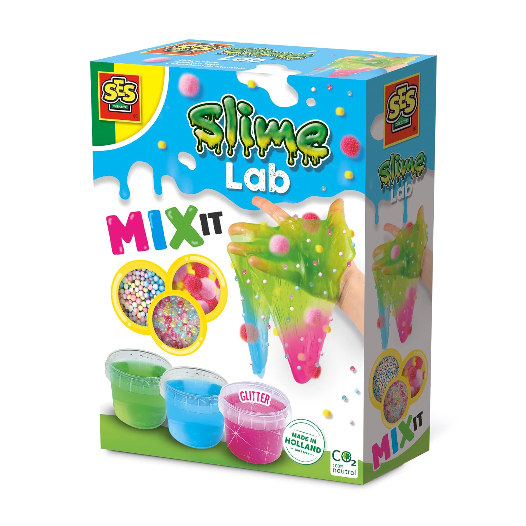 SES - Slime: Светещо желе в тъмното микс 2х120гр