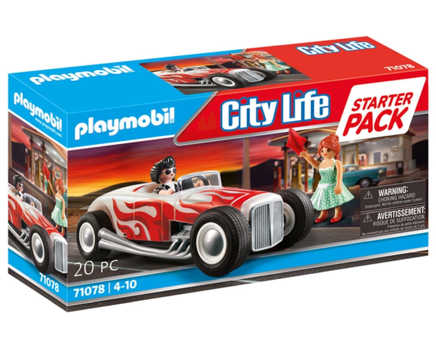 Playmobil - Стартов пакет: Hot Rod