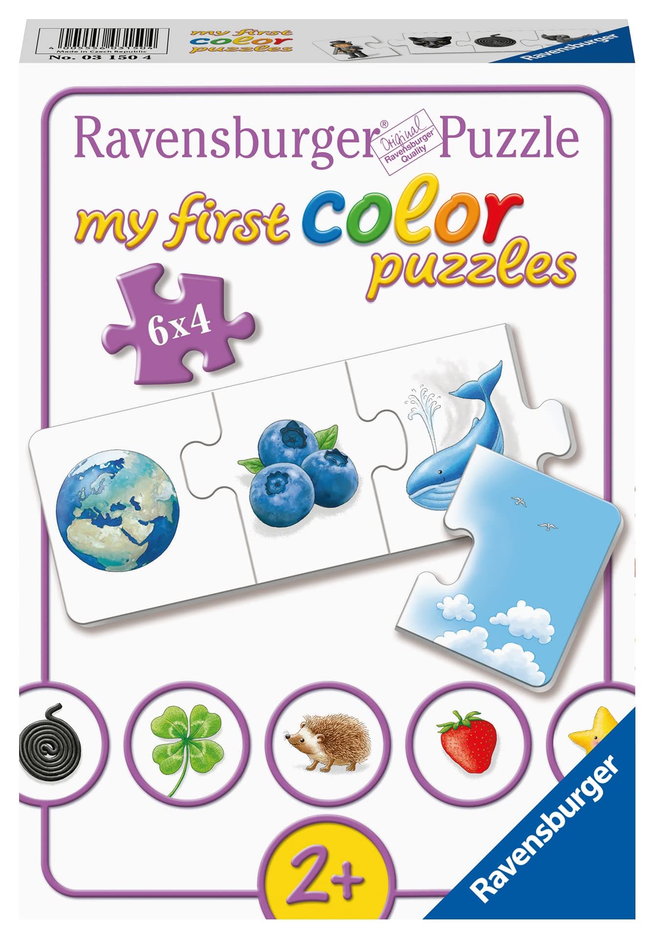 Моят първи пъзел Ravensburger 6х4 ел. - Научи цветовете
