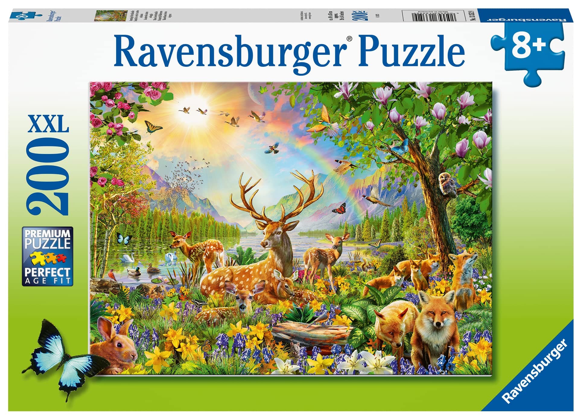 Пъзел Ravensburger 200 ел. XXL - Грациозно семейство елени