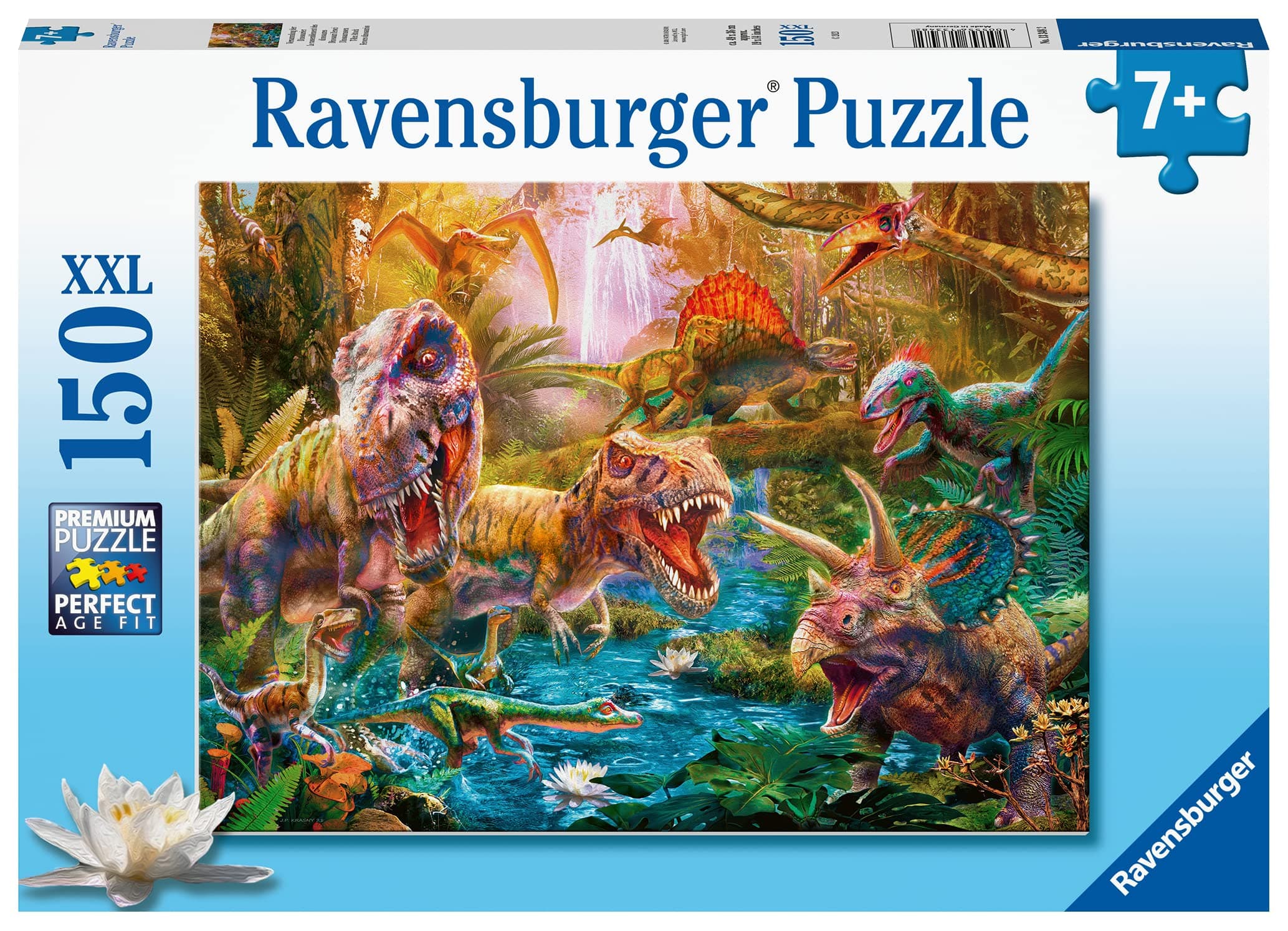 Пъзел Ravensburger 150 ел. XXL - Атаката на Т-Рекс