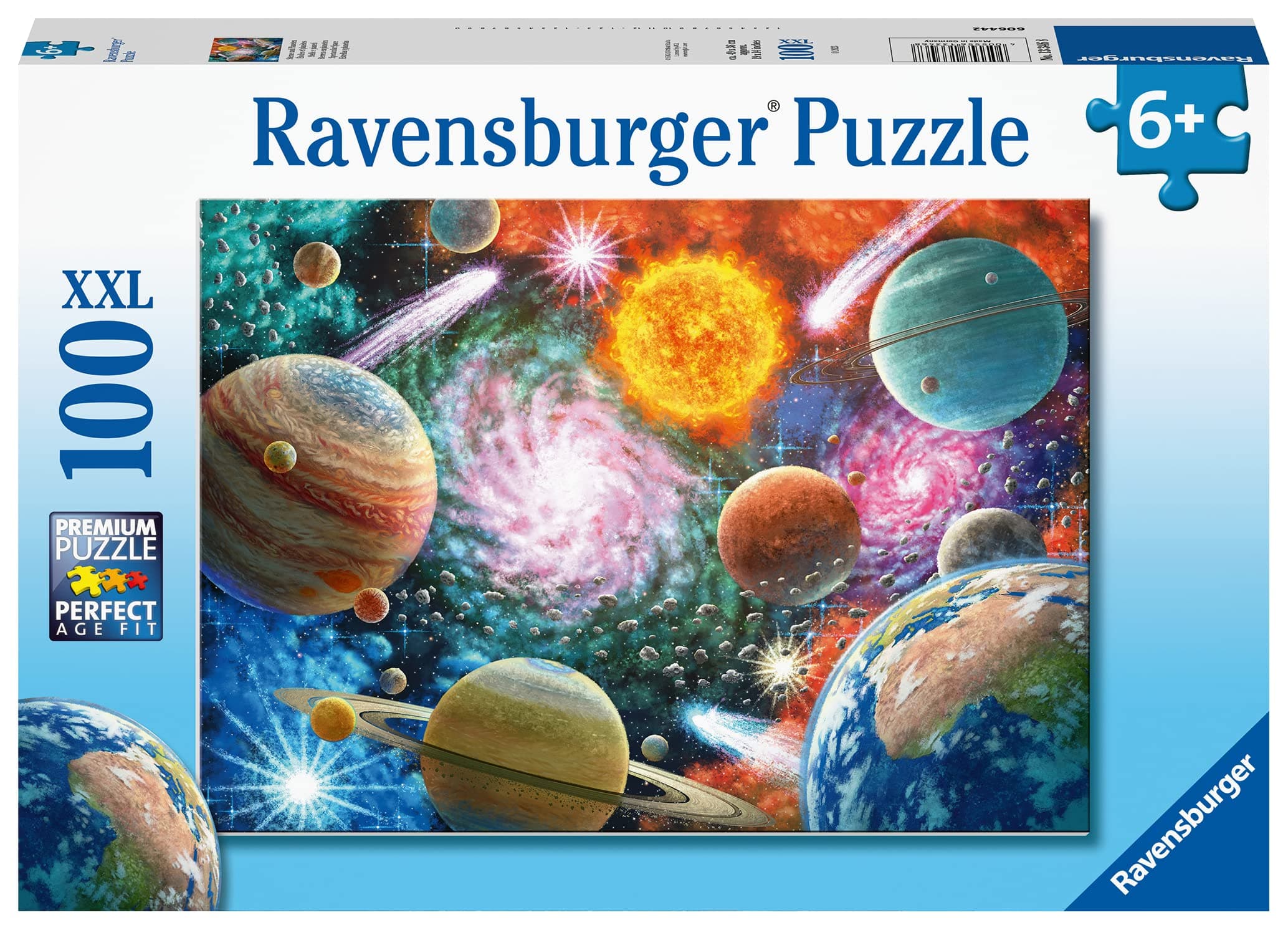 Пъзел Ravensburger 100 ел. XXL - Звезди и планети