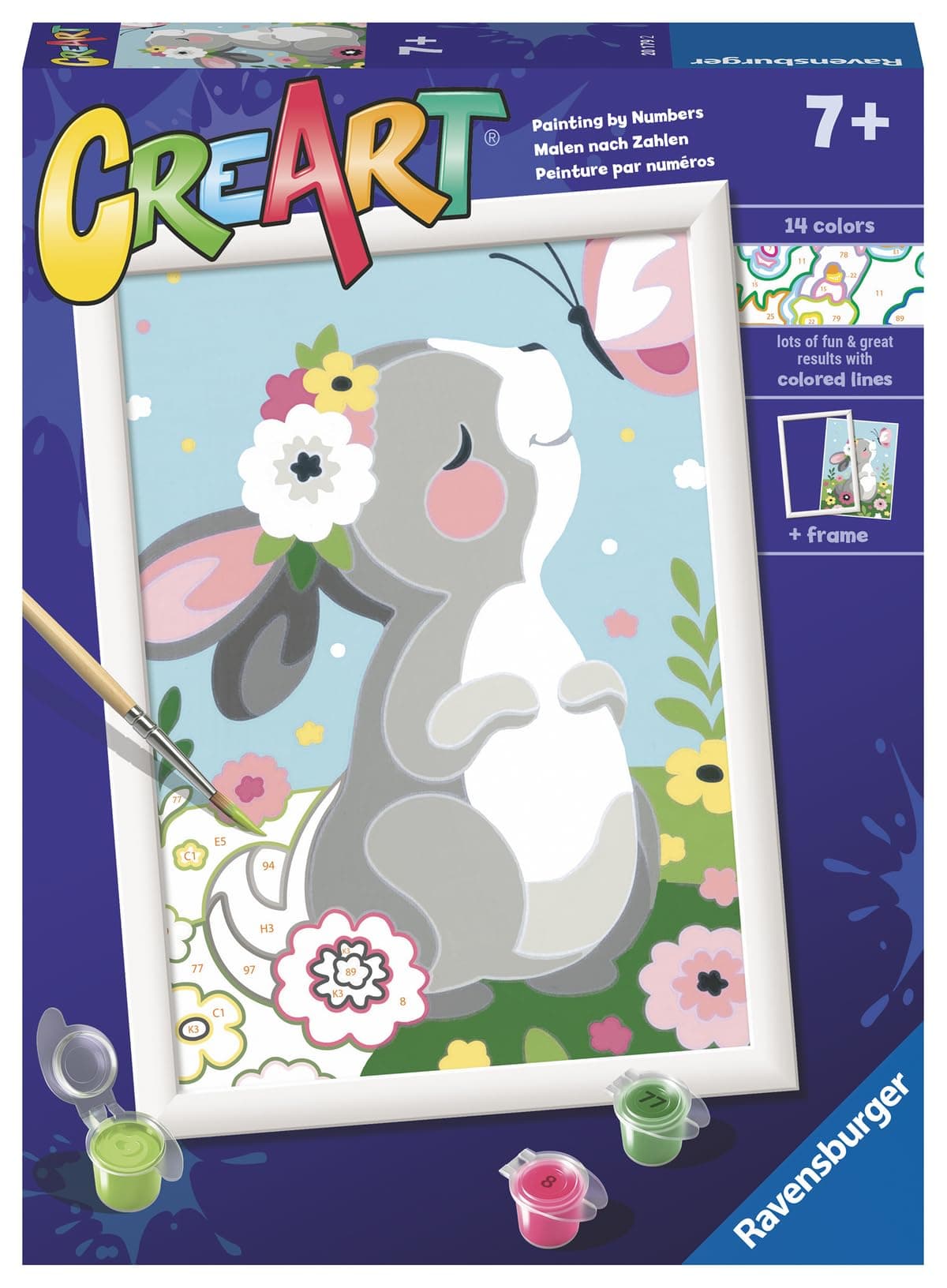 Рисувателна галерия CreArt Ravensburger - Красиво зайче