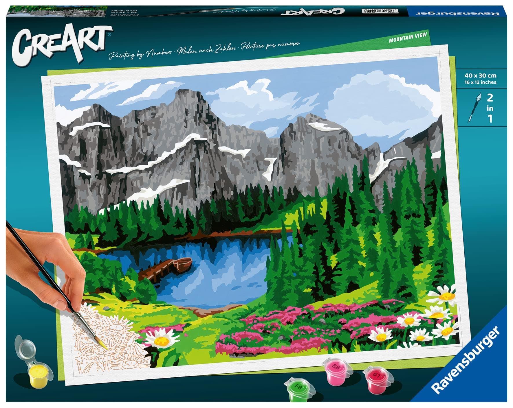 Рисувателна галерия CreArt Ravensburger - Изглед към планината