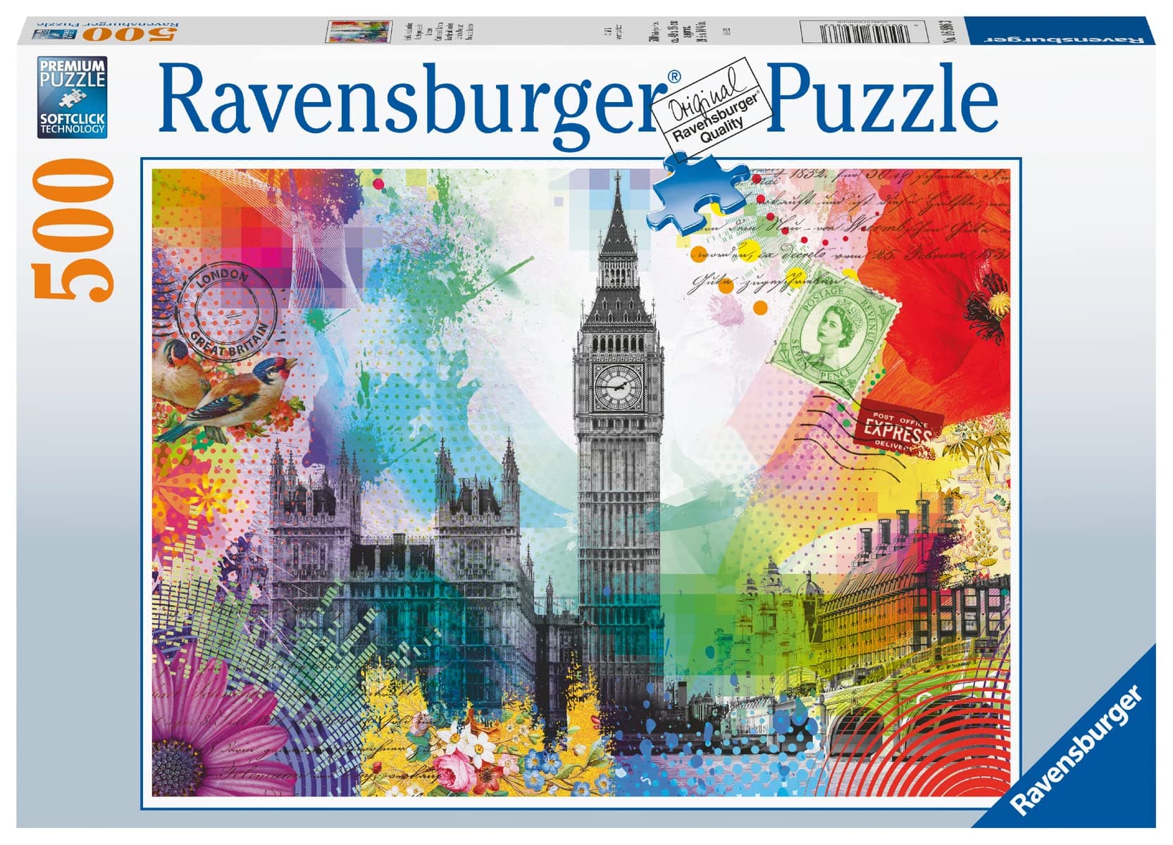 Пъзел Ravensburger 500 ел. - Поздрави от Лондон